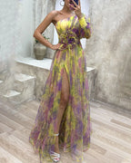 Variant image for Women's Maxi Dress Black Size M Polyester Chiffon-13