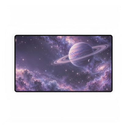 Pastel Stardust Space Desk Mat - Medium front view | BTendance