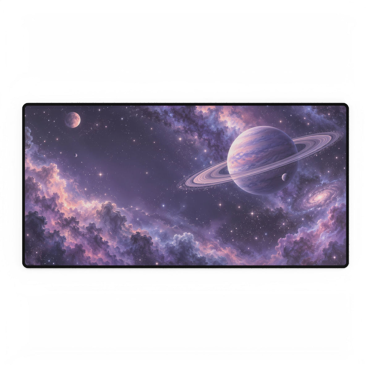 Pastel Stardust Space Desk Mat - Large front view | BTendance