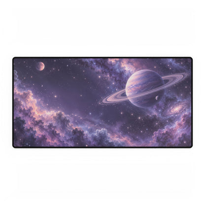 Pastel Stardust Space Desk Mat - Large front view | BTendance