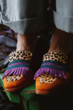 LOAFER WITH FRINGES AND ANIMAL PRINT 1