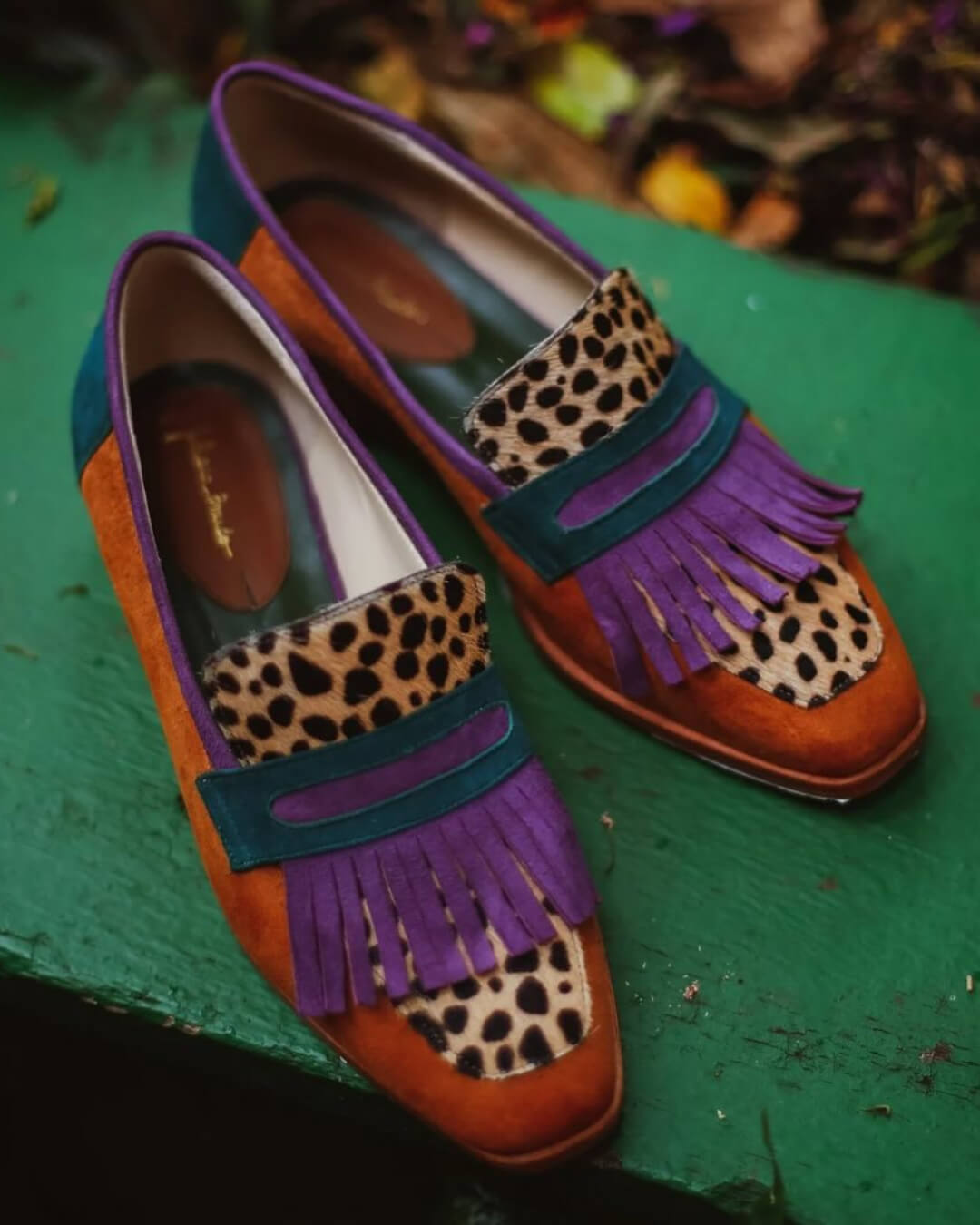 LOAFER WITH FRINGES AND ANIMAL PRINT 2