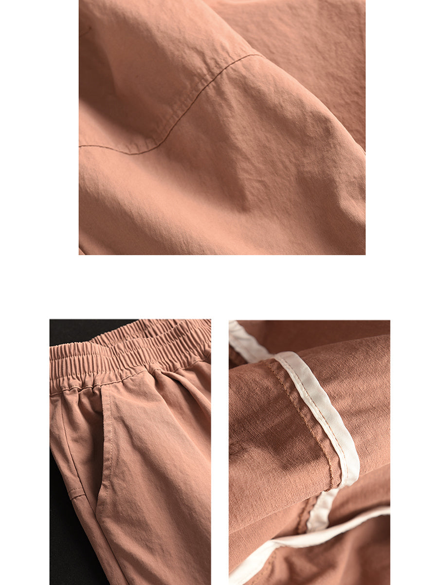 Women's Harem Pants Blue 100% Cotton Casual Style