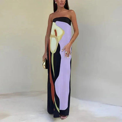 Variant image for Women's Maxi Dress Multi Color Size M Rayon Blend-13