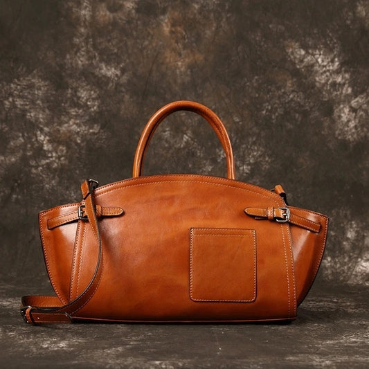 Sac bandoulière zippé en cuir