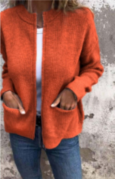 Manteau Cardigan  - Décontracté & Élégant