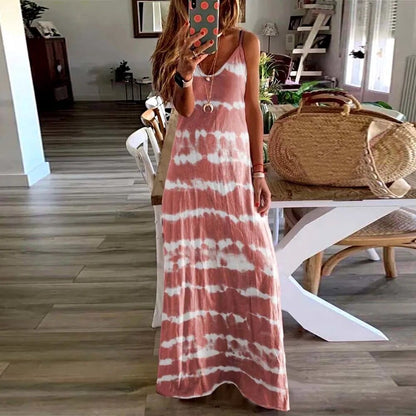 Variant image for Women's Maxi Dress Sky Blue Size S-5XL Cotton Blend-41