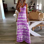 Variant image for Women's Maxi Dress Sky Blue Size S-5XL Cotton Blend-33