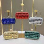 Women's Faceted Rhinestone Evening Clutch with Chain – Color selection | BTendance