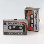 Women's Retro Cassette Tape Box Clutch – Cassette design selection | BTendance